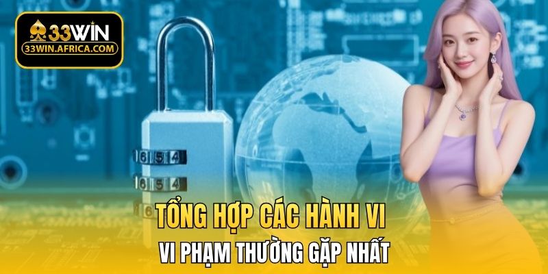 Tổng hợp các hành vi vi phạm thường gặp nhất 